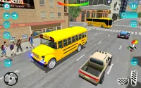 Coach School bus driving game Screen Shot 3