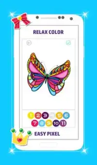 Pixel Art New Butterfly Screen Shot 6