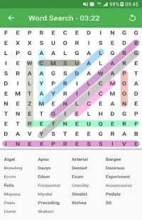 Word Search Puzzle Game Screen Shot 17
