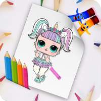 coloring for dolls