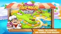 Cake Maker Salon: Bakery Story Screen Shot 1