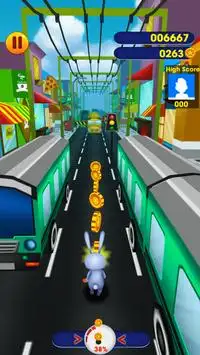 Subway Rabbit surfer Rush Screen Shot 4