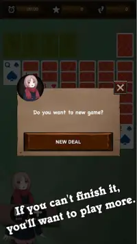 Solitaire Girls Card Game Screen Shot 3