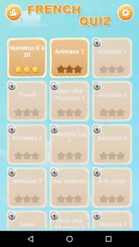 لعبة الفرنسية: لعبة كلمة، لعبة المفردات Screen Shot 0
