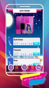 Katy Perry Piano Tiles Tap Screen Shot 0