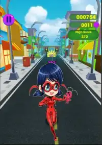 Miraculous Ladybug subway-FREE parr Adventure 3D Screen Shot 1
