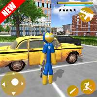 Gangster Stickman Iron Rope Hero: Crime Simulator