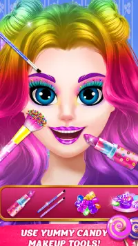 DIY Rainbow jeux de maquillage Screen Shot 0