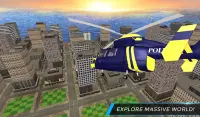 리얼 시티 경찰 헬리콥터 게임 : 구조 임무 Screen Shot 5