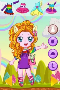 gratis pony dress-up spellen voor meisjes Screen Shot 1