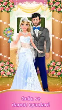 Düğün oyunları: Prenses giydirme Screen Shot 0