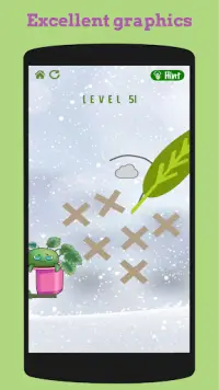 Flower Rescue: Great physics-based puzzle game Screen Shot 4