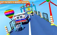 Mega Ramp Car Stunts - Ambulance Car Stunts Game Screen Shot 8