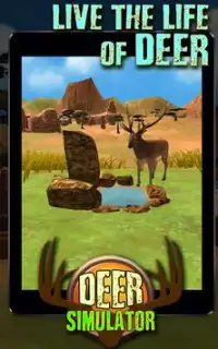 Deer Simulator 3D Wildlife Sim Screen Shot 10