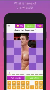 Wrestling universe Wwe Quiz 2021 : puzzle for WWE Screen Shot 1