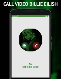 Call Video Billie Eilish - Fake Chat & Video Call Screen Shot 0