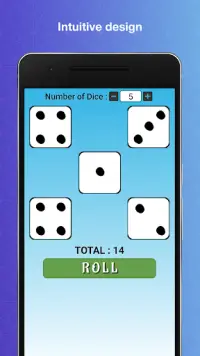 Dice Roller : 6-sided dice at your fingertips Screen Shot 3