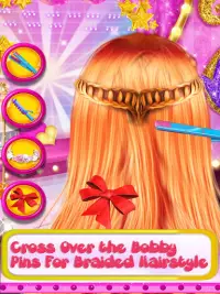 Fairy Fashion Braided Hairstyles games for girls Screen Shot 2