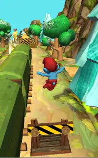 Subway Smurf Dash - Jungle Run Adventure Screen Shot 2