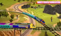 Euro Train Driving Simulation 3D: Free Train Games Screen Shot 4