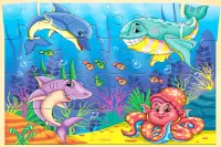 Animals Puzzle - Cartoon Puzzles for Kids Screen Shot 2