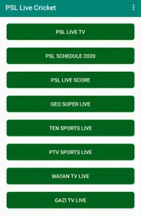 PSL Live Cricket 2020 Screen Shot 1