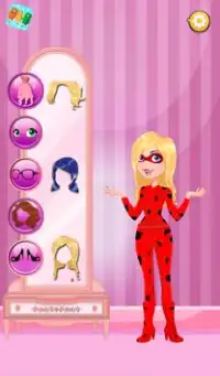 Ladybug style miraculous dress Screen Shot 1