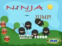 Kid Ninja Jump Games For Free Screen Shot 0