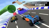 Formula Car Racing: Mega Ramp Car stunts games Screen Shot 1