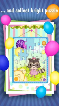 Candy Raccoon: Pop Balloons Screen Shot 3
