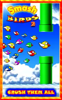 Smash Birds 2: Gratuit Jeux Screen Shot 0