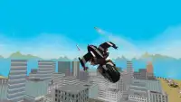 Flying Police Motorcycle Rider 2019 Screen Shot 0