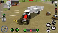 前進 トラクター トロリー 農業 ゲーム 3d Screen Shot 4