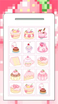 Cake Pixel Art Color By Number Screen Shot 0