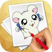 Hamster coloring book for hamstaro