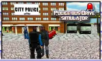La polizia Bus Drive Simulator Screen Shot 2