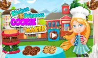 Cozinha Cookie Cookie Princess: padaria do bolo Screen Shot 3