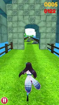 Princesse Run aventure Island : coureur de courses Screen Shot 1