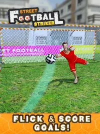 Street Football Striker Real Soccer Trò chơi đá Screen Shot 5