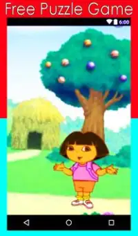 Puzzle for Little Dora the Explorer Screen Shot 0