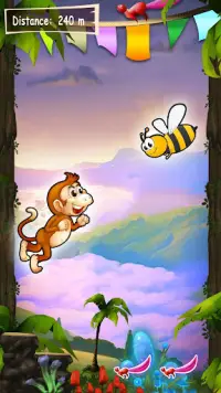 ジャングル ランナー モンキー ゲーム Screen Shot 2