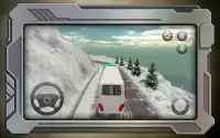 Offroad Bus Parking: Uphill Snow Tracks Driving 3D Screen Shot 1