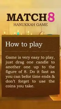 Match 8 Hanukkah Game Screen Shot 2