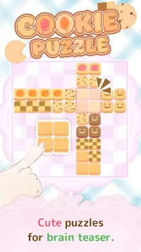 Cookie puzzles.  Cute & enjoy! Screen Shot 0