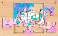 Eenhoorn kinderen puzzels GRATIS Unicorn Puzzles Screen Shot 4