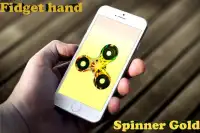 Fidget hand spinner gold Screen Shot 3