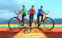 Unmögliches Fahrrad Rennen Stunts Tracks 3D Screen Shot 14