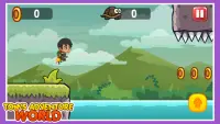 Tom's Adventure World - Running Game Screen Shot 2