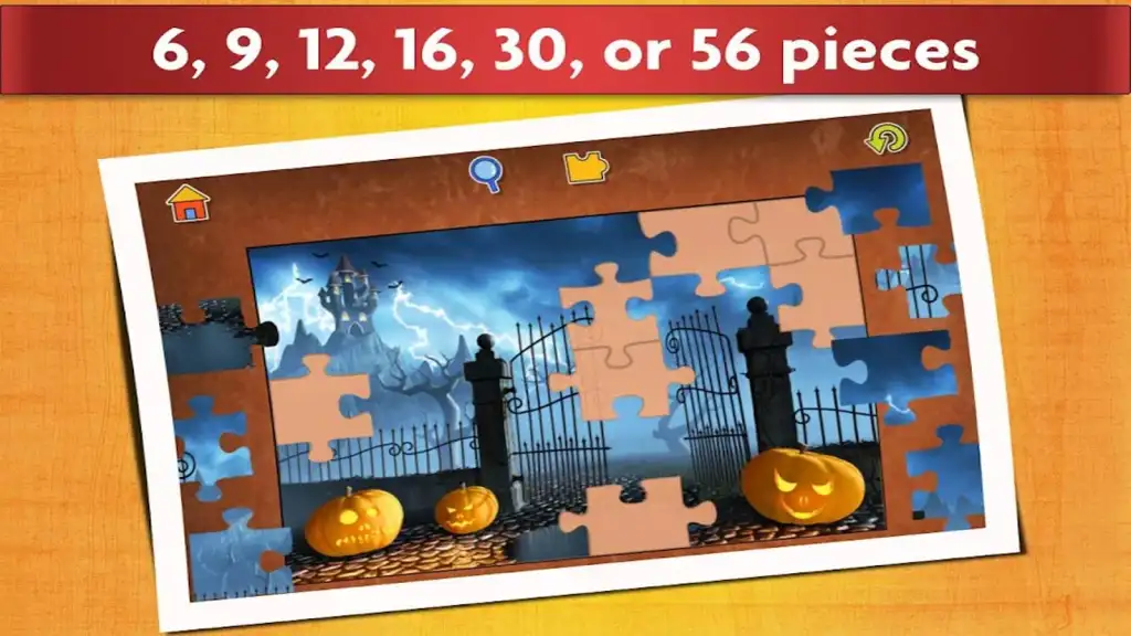 Halloween Puzzle Game Screen Shot 2
