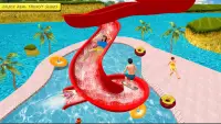 zwariowany pływanie basen wodny park 3D Screen Shot 2